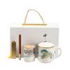 China Baixianglong Office Cup Gift Box White Porcelain Tea Set Business Year Of The Dragon Souvenir Company Annual Meeting Personal Gifts