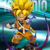 Demon King Goku Dragon BallZ The Fourth Form SSj3 Broly 4.72Inch/12cm Can Move Swing a fist PVC Anime Figure Toys Gifts