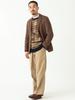 Beams Plus Harris Tweed 3B Taille 38160111803 Veste, Homme, LT.BROWN_HB, L,