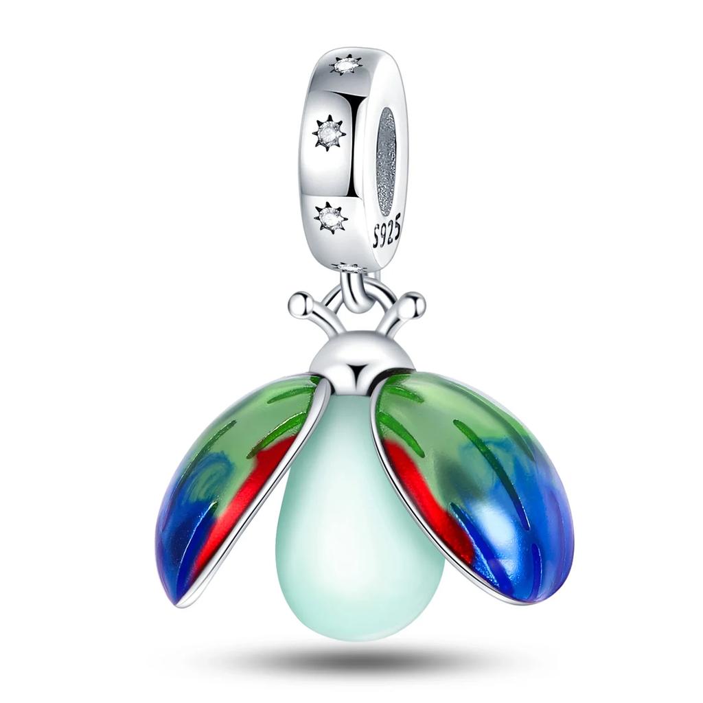 Kupferanhänger Niedliches Tier Kletterfrosch Anhänger Blau Grün Passend für Original Armband Damen Armband Geschenk