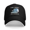 Die Arbeit ist mysteriös und wichtig Atmungsaktives Design Kappen Damen Damen-Kappe Baseballkappe Unisex