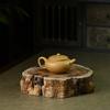 111ml High-end Yixing Purple Clay Teapots Handmade Diamond Flower  Pot Raw Ore Golden Section Mud Kettle Chinese Zisha Tea Set
