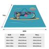D-Dragon Quest Schleim Flanelldecke Winter Warme Überwurfdecke für Mädchen Jungen Couch Bett Bequeme Tagesdecke Sofabettbezug
