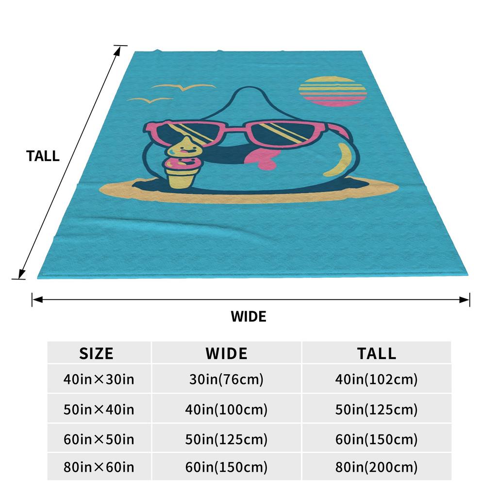 D-Dragon Quest Schleim Flanelldecke Winter Warme Überwurfdecke für Mädchen Jungen Couch Bett Bequeme Tagesdecke Sofabettbezug