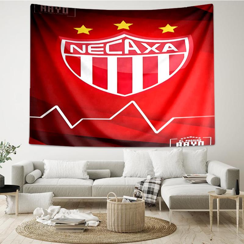 1PC Football Crest Heartbeat Printed Tapestry Room Decoration Wall Hanging for Living Room Bedroom, dormitory, Birthday and Christmas gifts