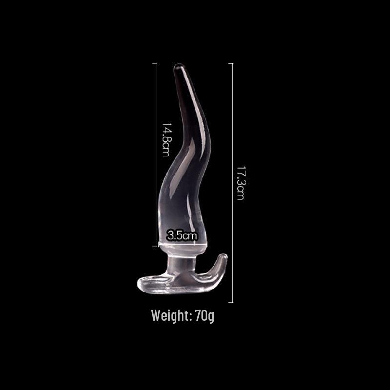 S-Shaped Anal Plug: Unisex Backdoor Anal Dilator Beads for SM Play Outdoors