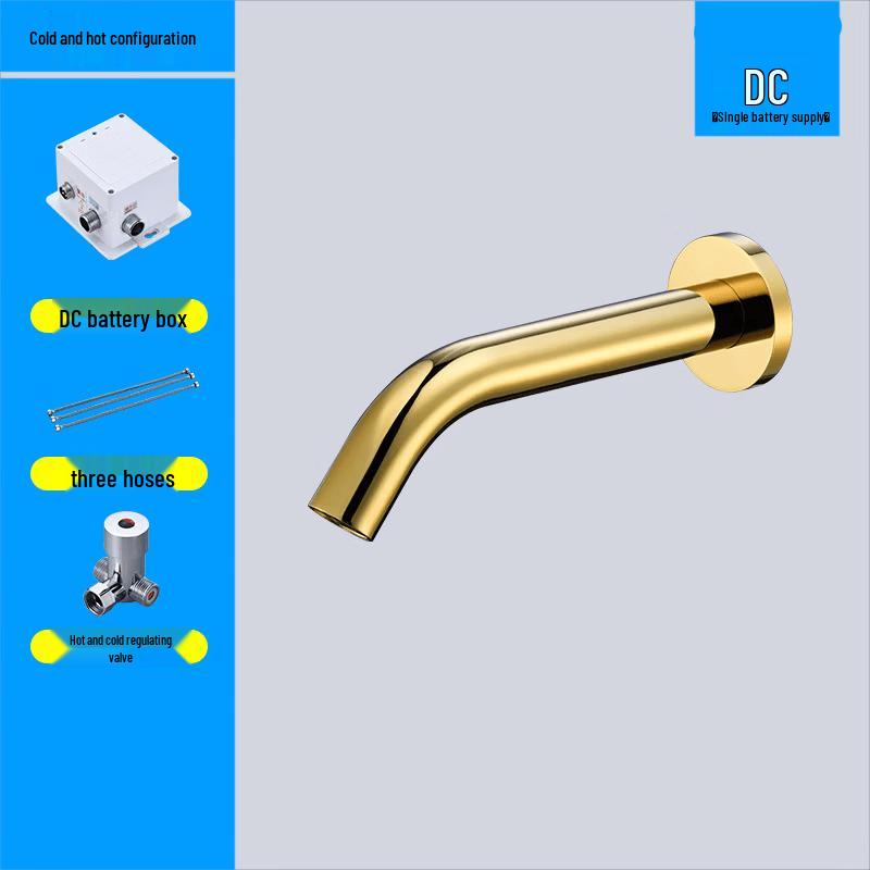 TLXT Wall-Mounted Automatic Sensor Basin Faucet Set
