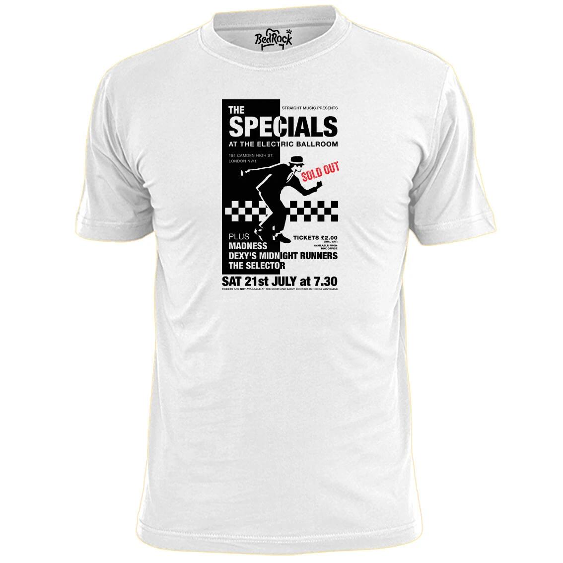 Mens Specials Electric Ballroom Gig Poster Ska T shirt 2 Tone Terry Hall 2XL