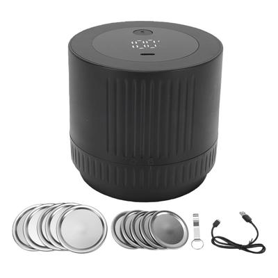 Vacuum Sealer Fit for Mason Jar Rechargeable Electric Canning Jars Vacuum Sealing Machine with 10 Lids for Wide Mouth