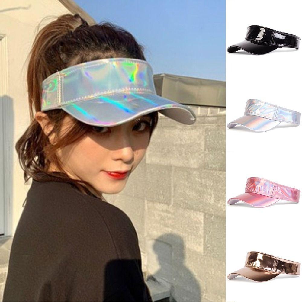 Adjustable Empty Top Hats Hip-hop Style Sunscreen Hat Laser Baseball Caps Spring Summer