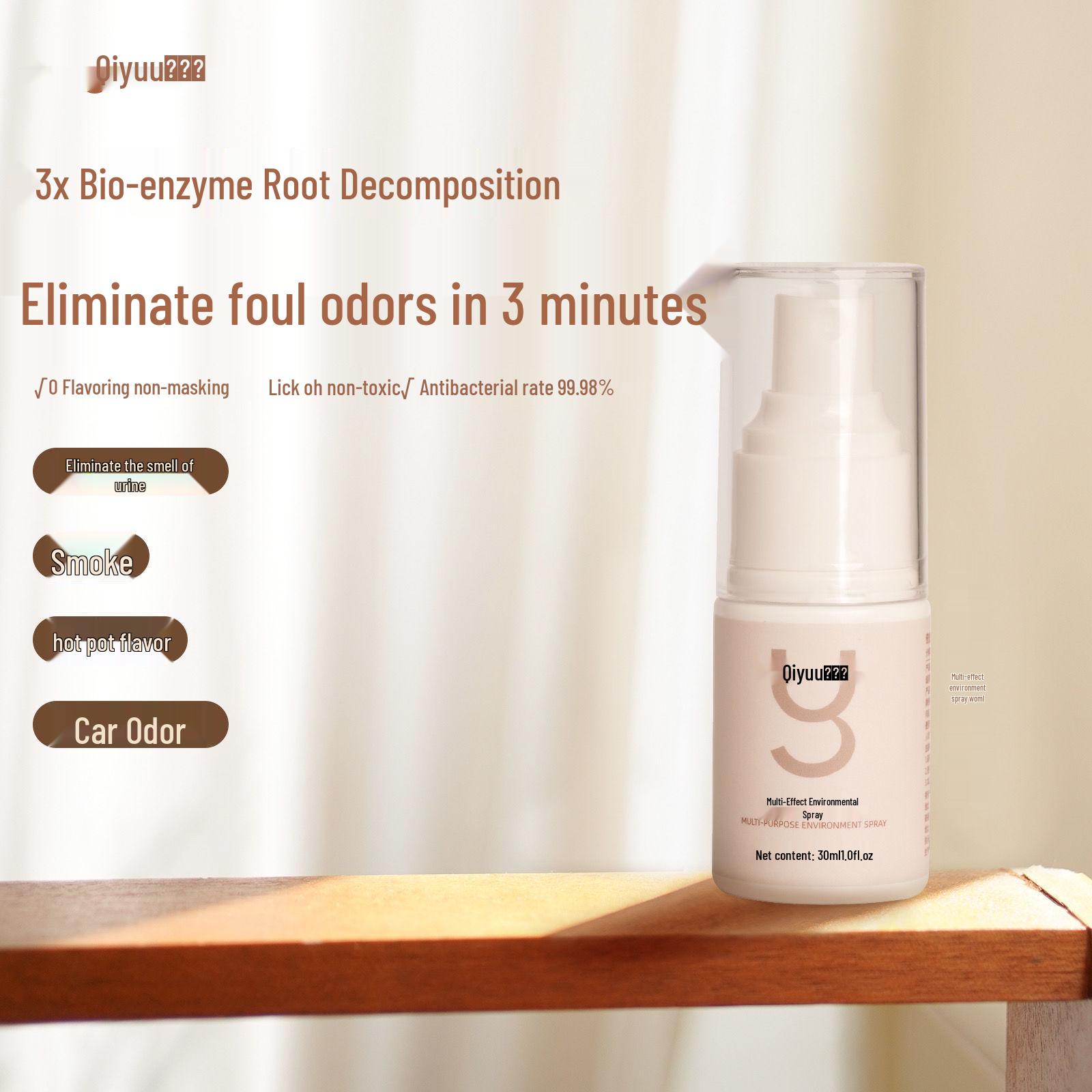 Qiyu Ji Pet Cat & Dog Detangling Antibacterial No-Rinse Spray & Nourishing Fur Shampoo.