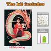 Disney Pearl Painting Mulan DIY Pearl Painting Gem Art Pearl Dot Painting Picture Crafts Adult Beginner Gifts Home Decor
