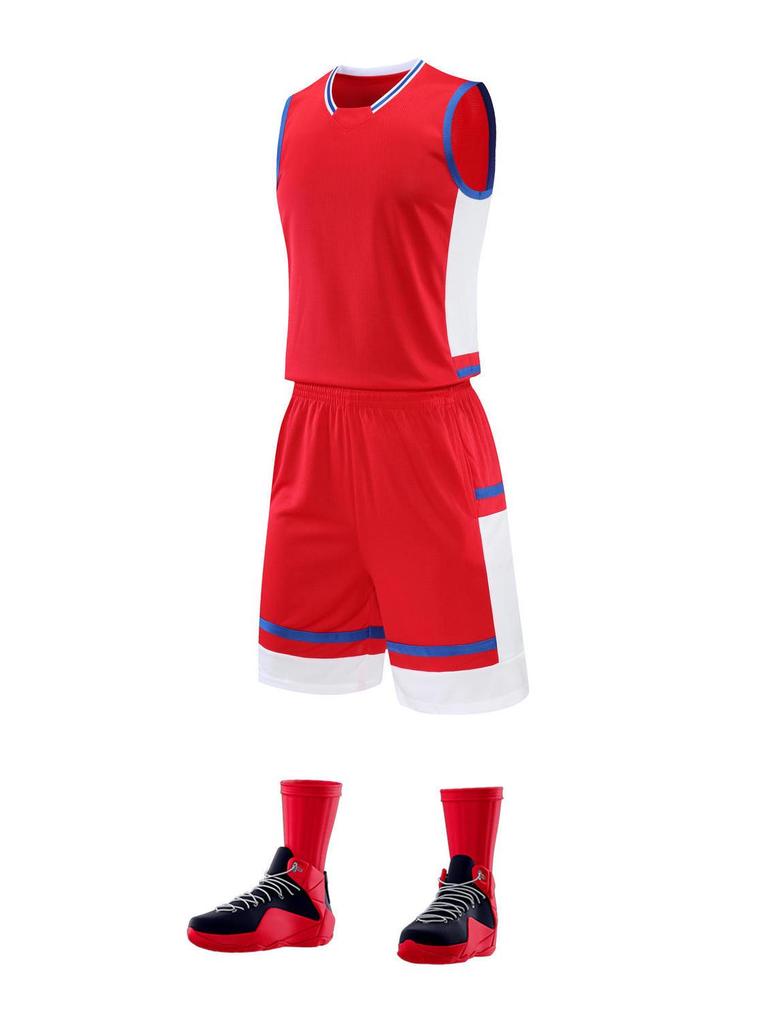 Children's and Adult Basketball Uniform Set - Team Competition Jersey