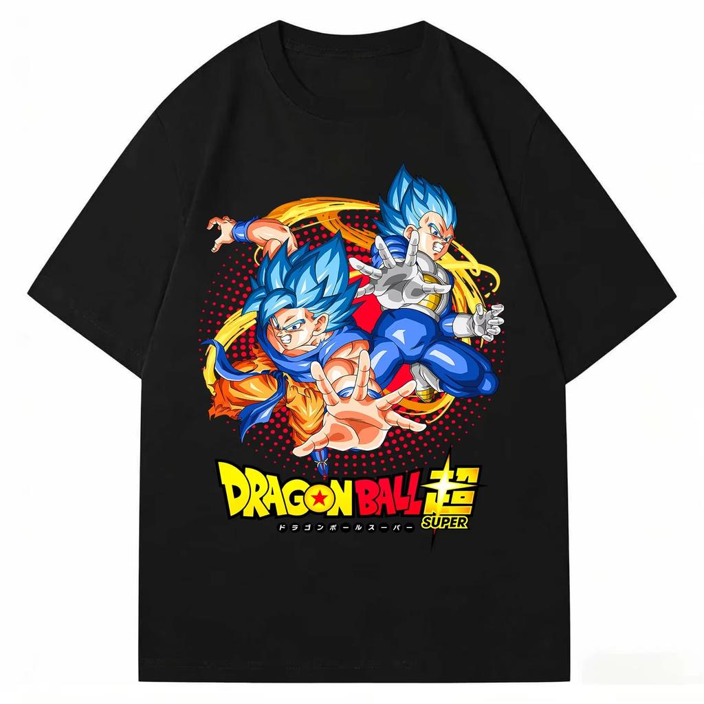 Dragon Ball Vintage Super Saiyan Goku Print pure Cotton 2026 Summer men TShirt Unisex High Quality Casual Streetwear Hip Hop Tee