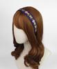 Maia Rose Garden Headband - Navy