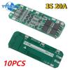 10PCS 3S 20A BMS 18650 Charger Module Li-ion Lithium Battery 18650 Charging PCB BMS Protection Board 12.6V Lipo Cell Module