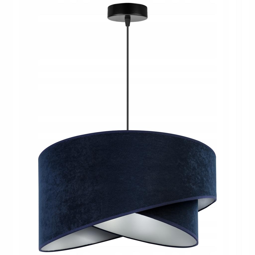 Modern Hanging Lamp Chandelier Velvet Lampshade