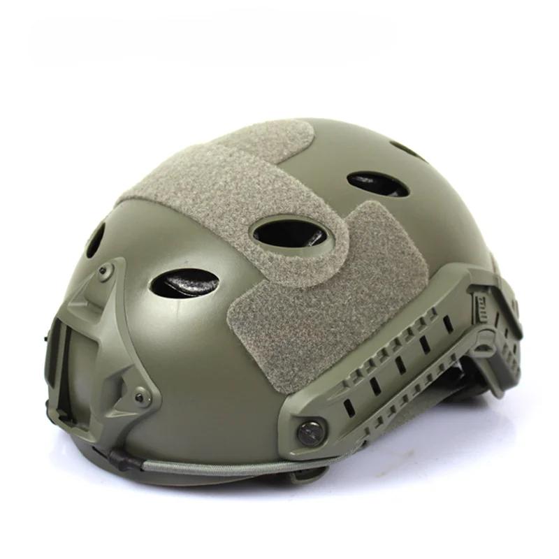 Casco FAST Airsoft Casco MH ABS Nuovo Ispessito Esterno PJ Tiro con Pistola ad Aria CS Equipaggiamento Protettivo per adulto