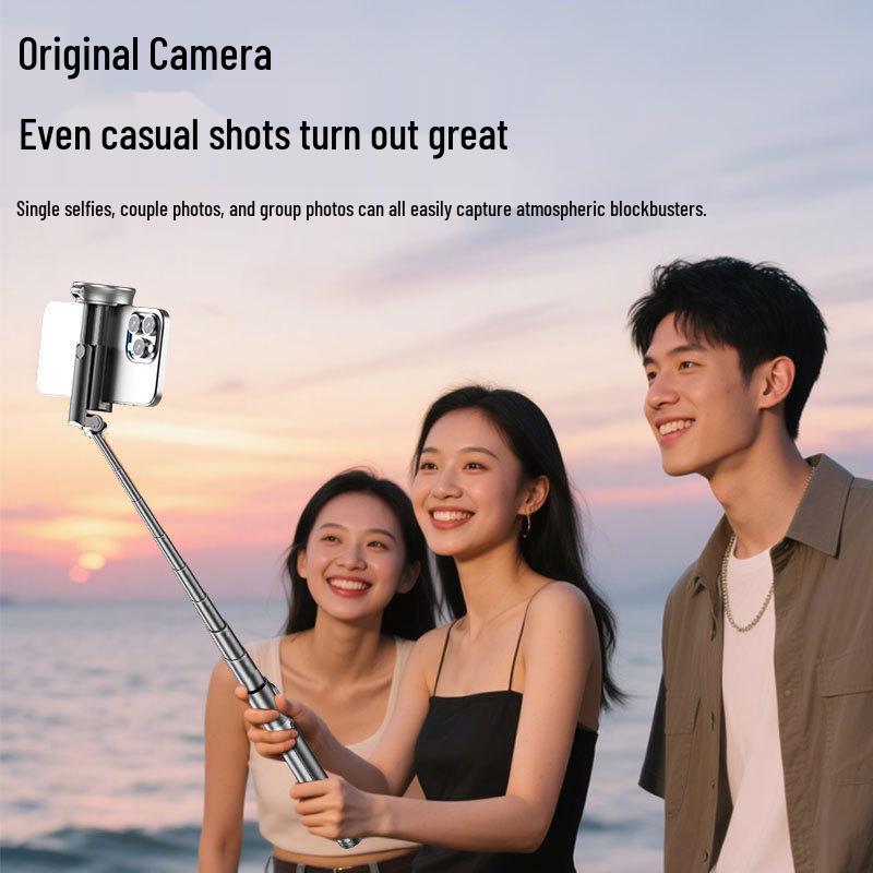 DP08 Bluetooth Selfie Stick & Tripod - 1.7m Portable Telescopic Stand for Phone Photography & Live Streaming