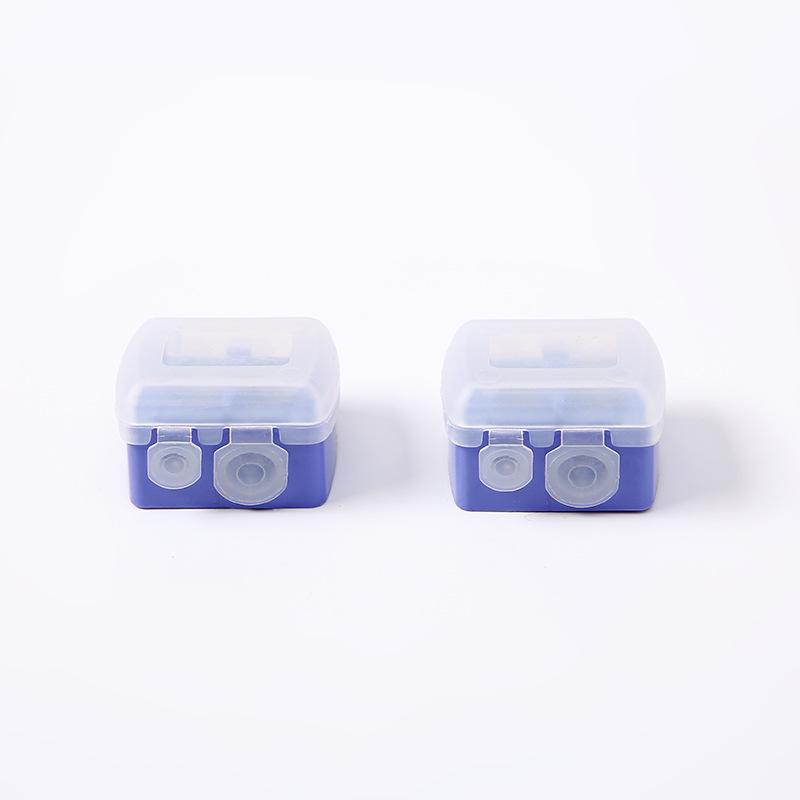 Dual-Hole Sharpener for Eyebrow, Eyeshadow, Lip Liner, and Lipstick Pencils