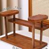 Solid Wood Tiered Display Stand for Jewelry, Ornaments, Snacks & Succulents