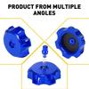 Blue Motorcycle CNC Gas Tank Fuel Cap Cover Pipe for Kawasaki KX65 KX85 KX100