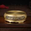 Solid Brass Round Base, Handmade Vintages Inspireds Incenses Burners for Home Ambiances