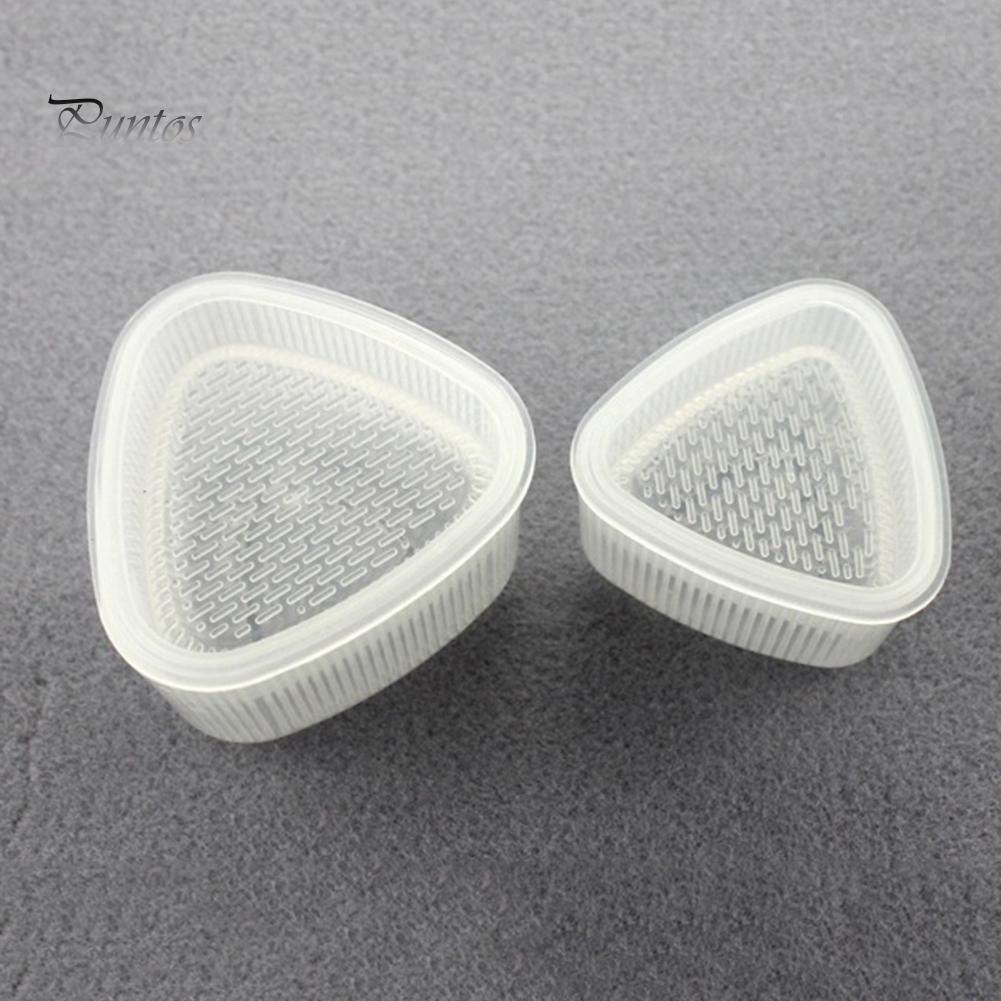 Puntos DIY Kitchen Triangle Shape Sushi Rice Ball Box Press Nori Mold Food Maker Tool