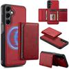 For Samsung Galaxy A16 4G/5G Magnetic Phone Case Leather Back Cover with Detachable Card Holder