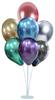 Stojak Na Balony 7 Szt. + Balony Chrom