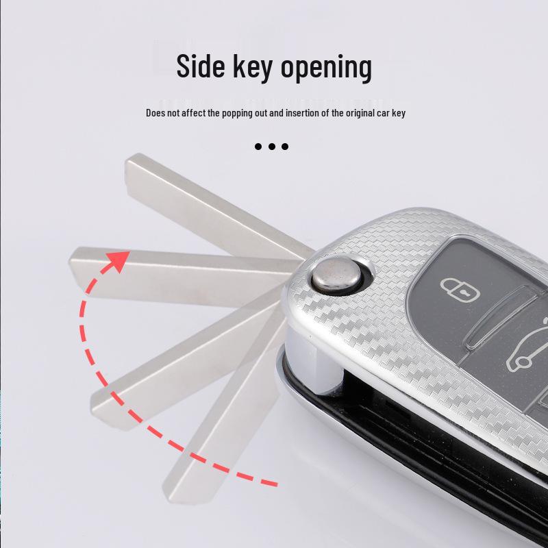 Carbon Fiber Key Shell/Case for Peugeot Citroen DS 4008/5008 C5 Remote