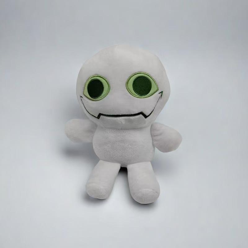Slap Battles Bob Plush Doll 2Pcs Black White Monster Soft Stuffed Toy Game Character Figure Gift for Game Fans Kids Decor Collectible Birthday Present