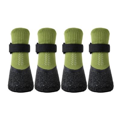 4pcs Pet Supplies Waterproof Pet Socks Shoes Anti-dirty Breathable Dog Shoes Non-slip Dog Paw Protector Outdoor