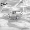 Women Buckle Bracelet Bangle with Opening Closing Design Sparkling Cubic
