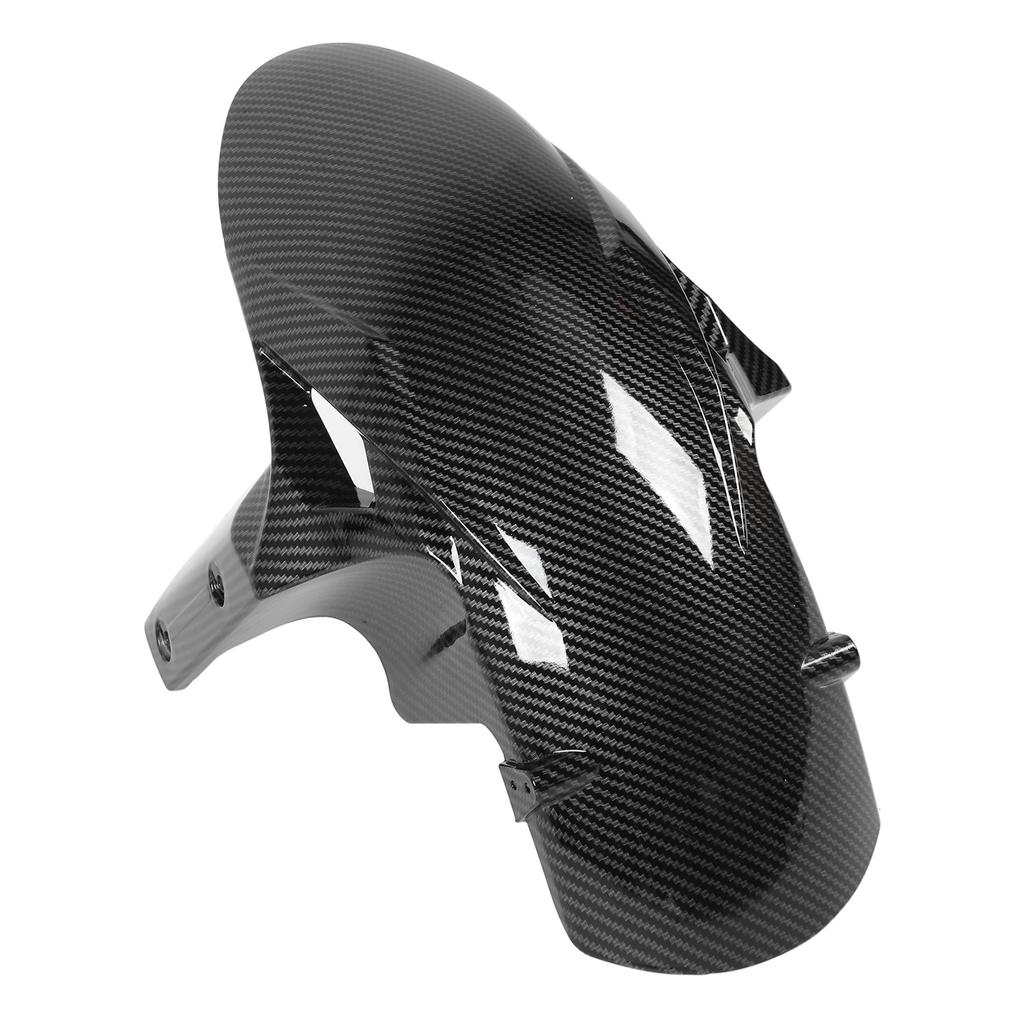 Motorcycle Front Mudguard Carbon Fiber Style Shockproof Wheel Splash Fairing Mud Flap for ZX‑6R 2019 to 2023