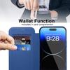 KEYSION Custodia Portafoglio a Libro in Pelle Placcata per iPhone 11 12 13 Pro Max Slot per Carte Ricarica Wireless Magnetica Cover Posteriore del Telefono