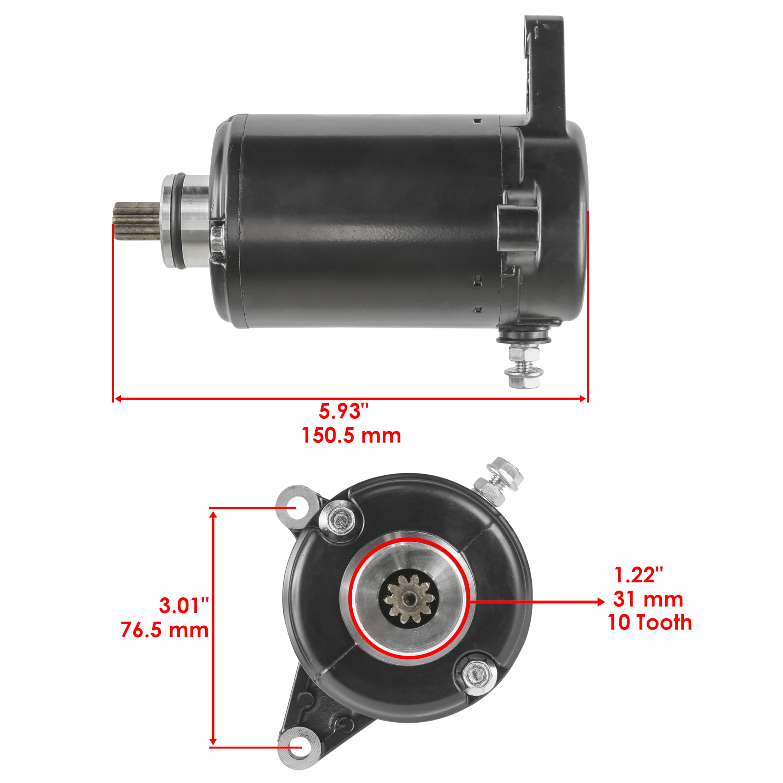

Электрический стартер для мотоцикла Kawasaki XZ750 ZX7 Ninja 1991-1995, ZX-7R 91-03, ZX-7, ZX-7RR 96 97, 21163-1193/128000-9640 1 PC Stsrter