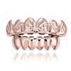 Trendy Zlaté Stříbrné Hip Hop Zubní Grillz Horní Spodní Ústa Kovové Krytky Zubů Dentální Šperky Muži Ženy