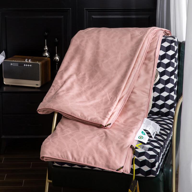 All-Season 100% Tussah Silk Quilt with 60S Cotton Jacquard Cover