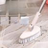 Multifunctional Hard Bristle Floor Brush Plastic Long Handle Cleaning Brush Bathroom Floor Brush Bathtub Floor Tile Brush