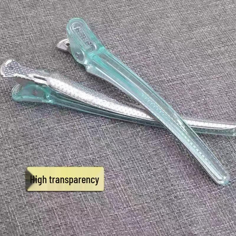 Kristallhårklämma för hårvård, sektionering, permanent, färgning och extensions - Salongspositioneringsklämma