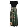 Women's Fashion Casual Loose Printed Round Neck Short Sleeve Long Dresses Short Sleeve Long Dresses