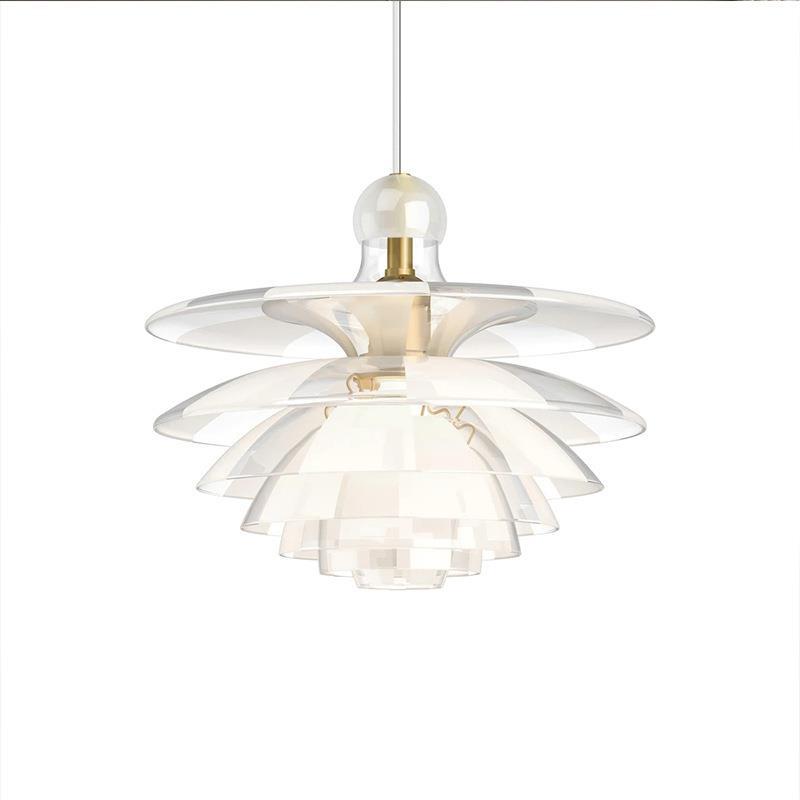 Ананасовая люстра Ins Стиль Домашняя Минималистичная Люстра Искусство Личность Прозрачная Гостиная Столовая Светильники