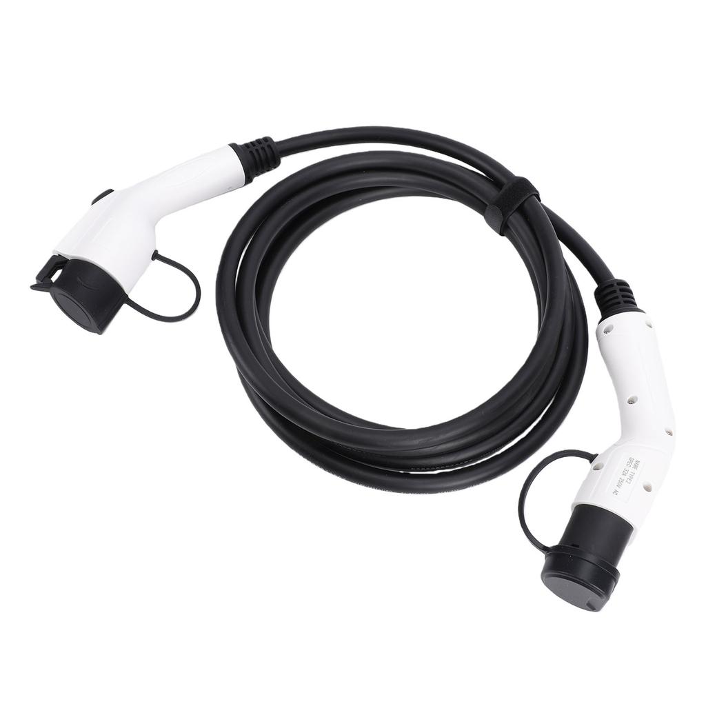 16FT Type 2 to J1772 EV Extension Cable 32A with Storage Bag EV Charging Extension Cable for J1772 Electric Vehicle