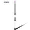 360° Electric Arc BBQ Lighter USB Windproof Flameless Plasma Ignition Long Kitchen Lighters Gas Lighter for Candle Gas Stove