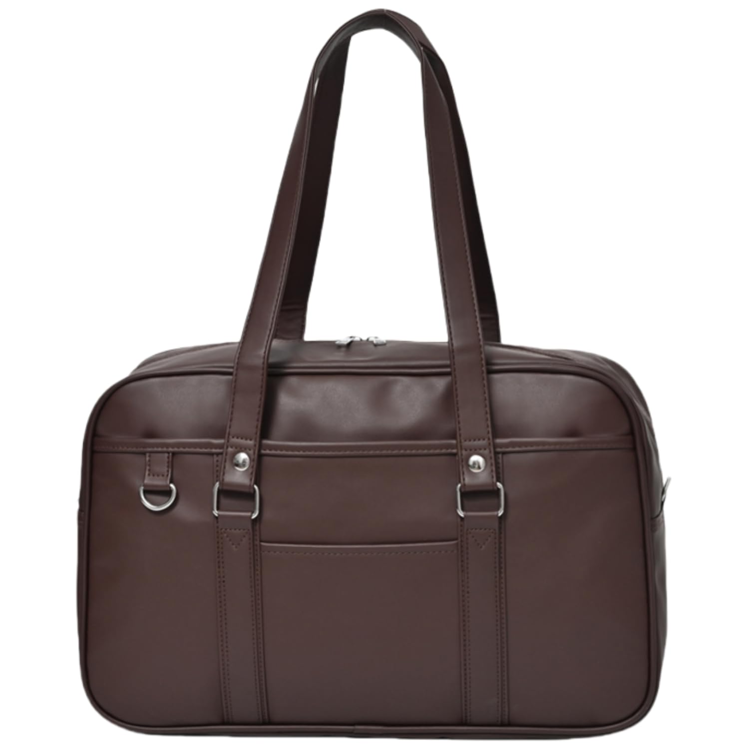 

Школьная сумка для учебников средней школы средней школы [Sebyou], большая, с длинным ремнем на плечо, черная, унисекс, JK, студент, студент, школа, поездка,