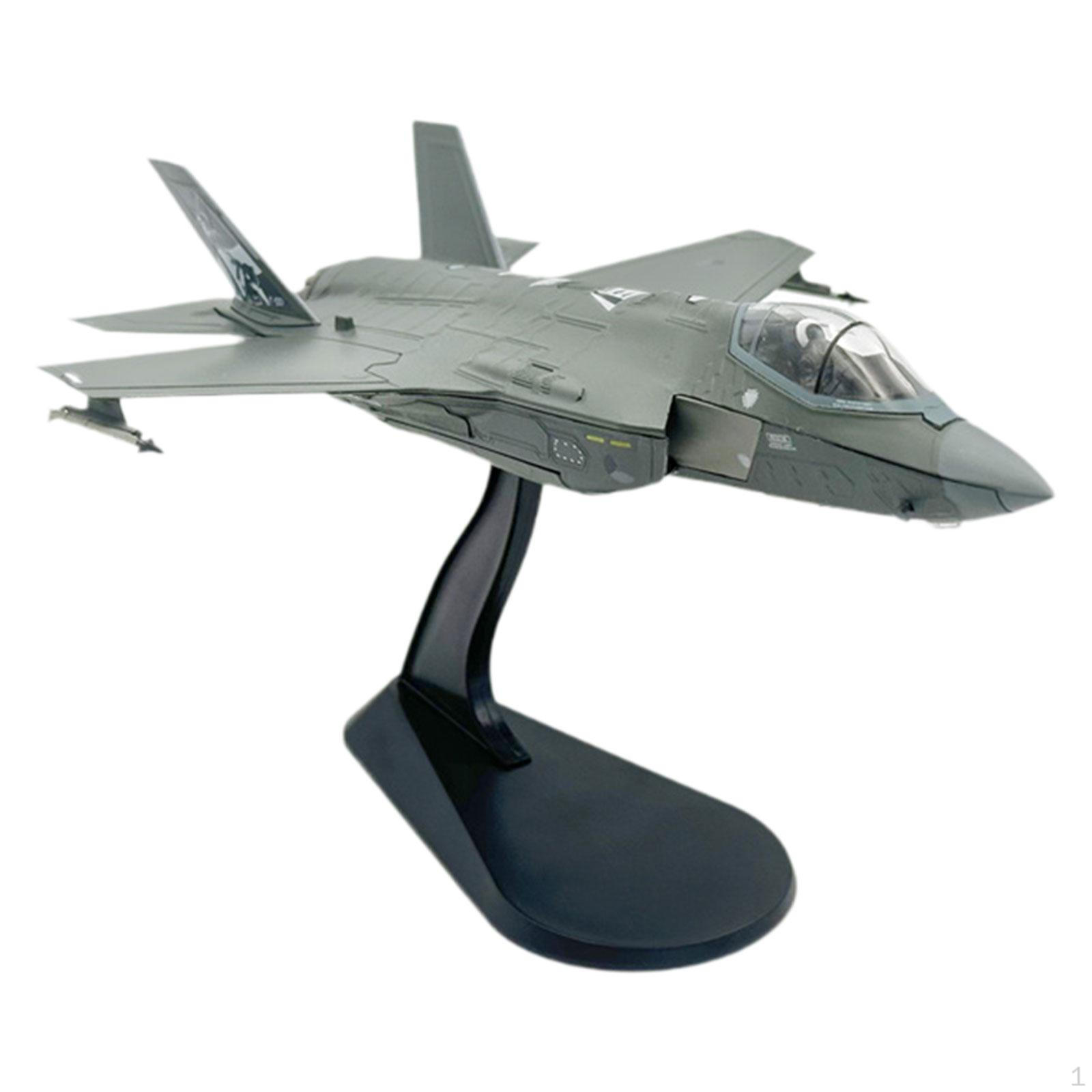 

Aircraft Model Plane 1/72 Scale with Display Stand Body Ornament Airplane Diecast for Adults
