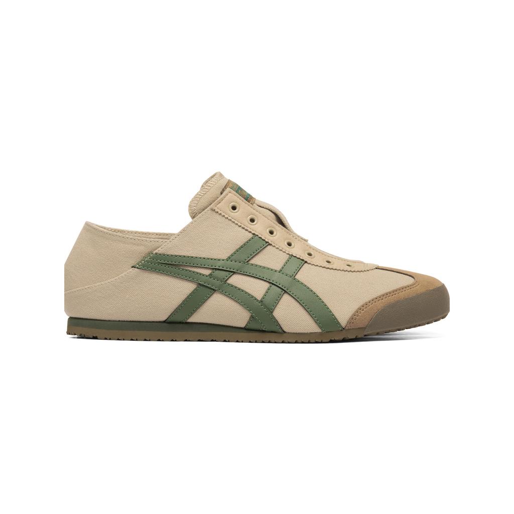Onitsuka Tiger Mexico 66 Paraty Fabric Classic Trendy Comfortable Lifestyle Casual Shoes Unisex sneaker Beige 1183A437-253
