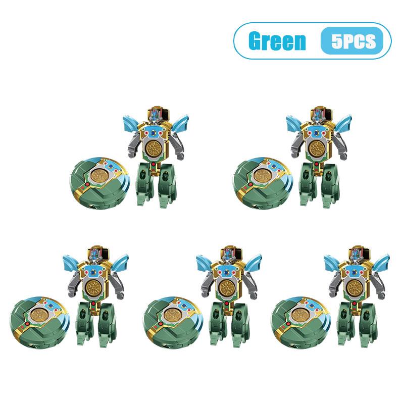 Transforming Robot Fidget Spinner 2-In-1 Decompression Toy Creative Finger Gyro Stress Relief Gift For Boys Kids