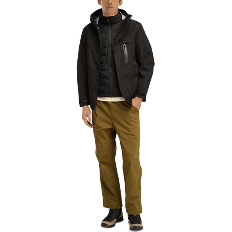 Timberland Urban Outdoor 3-In-1 Down Jacket Men Jackets Black A2M6X-001